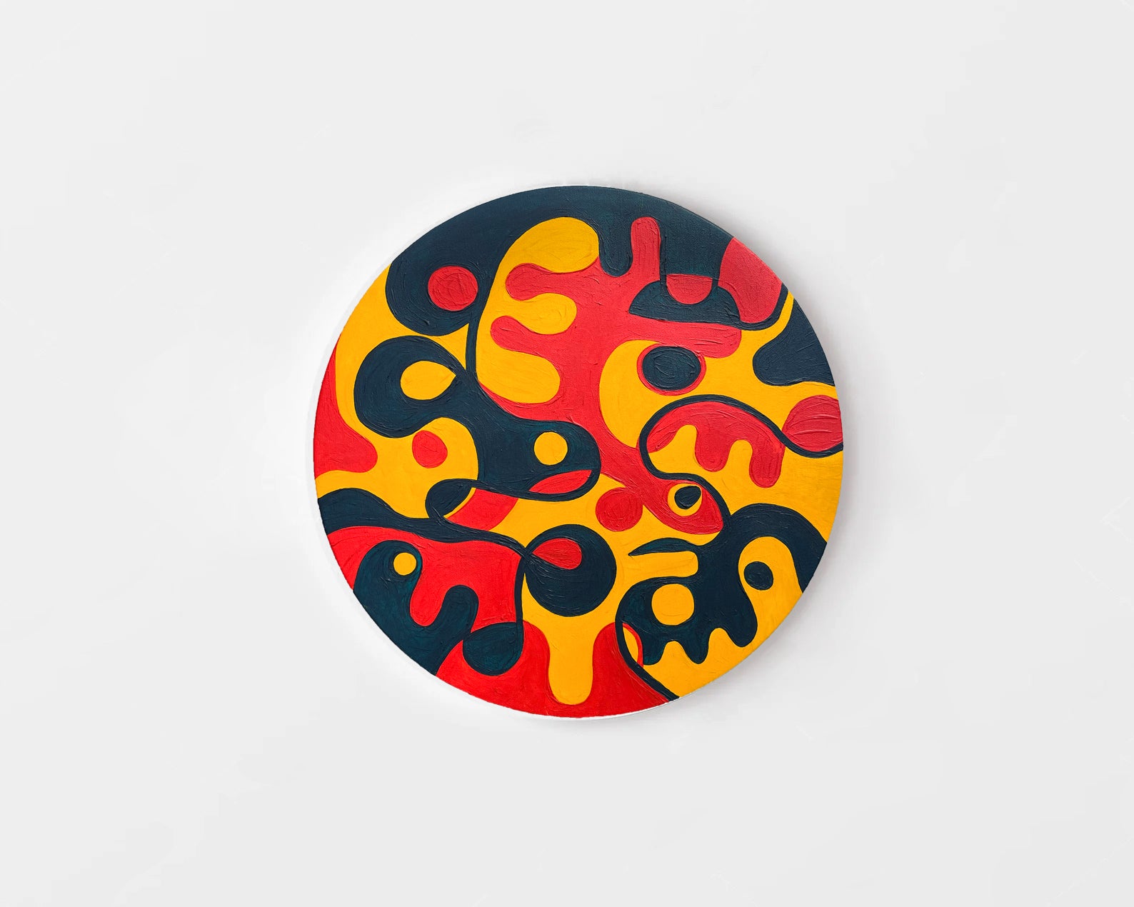 Round Canvas Painting